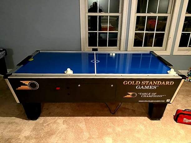 Gold Standard Games 7' Tournament Pro Air Hockey Table Delivery with Installation