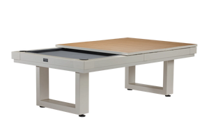 American Heritage Billiards Lanai 8' Outdoor Slate Pool Table In Oyster Grey - Luxe Game Tables