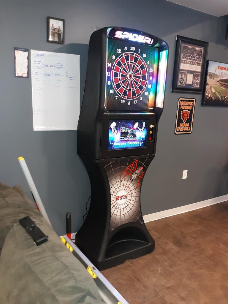 Arachnid 360 Spider 2000 Series Electronic Home Black Dartboard delivered and assembled in Washington, April 2020