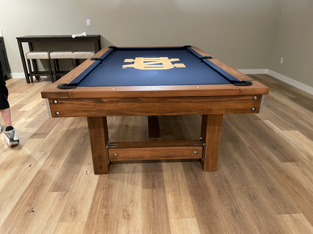 Playcraft Willow Bend Slate Pool Table with Custom Cloth/Felt