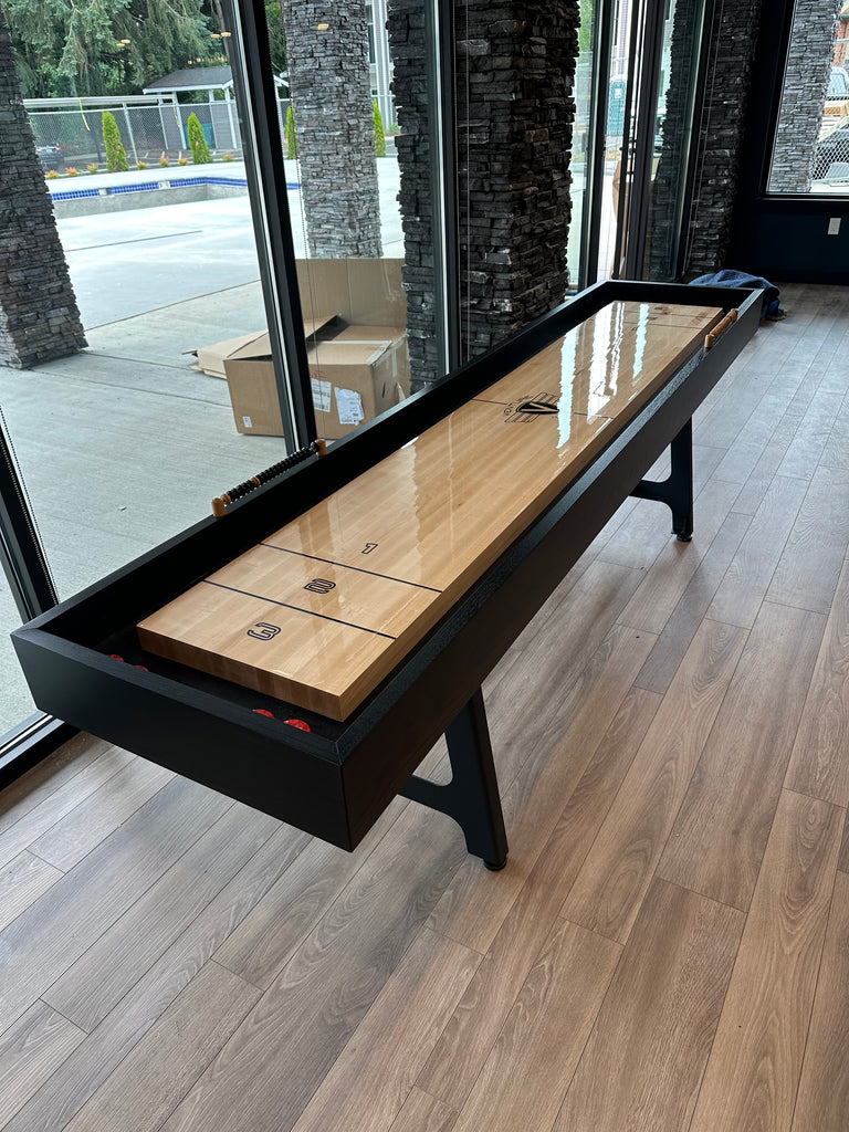 Venture Astoria Sport 12' Shuffleboard Table In Black