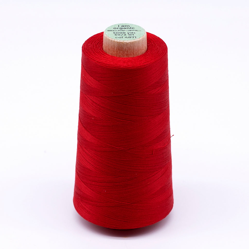 Scanfil: Organic GOTS Cotton Sewing Thread - 5000m cones
