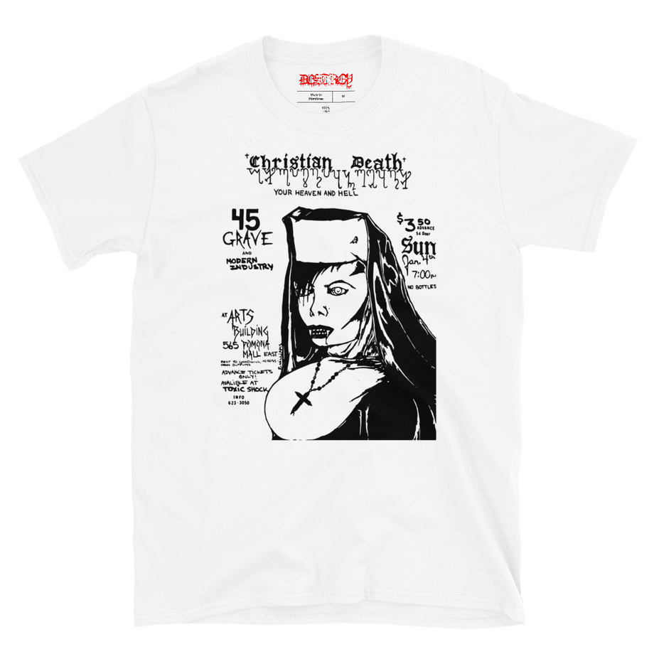 公式 Tシャツ christian christian death death バンド sandet.com.br