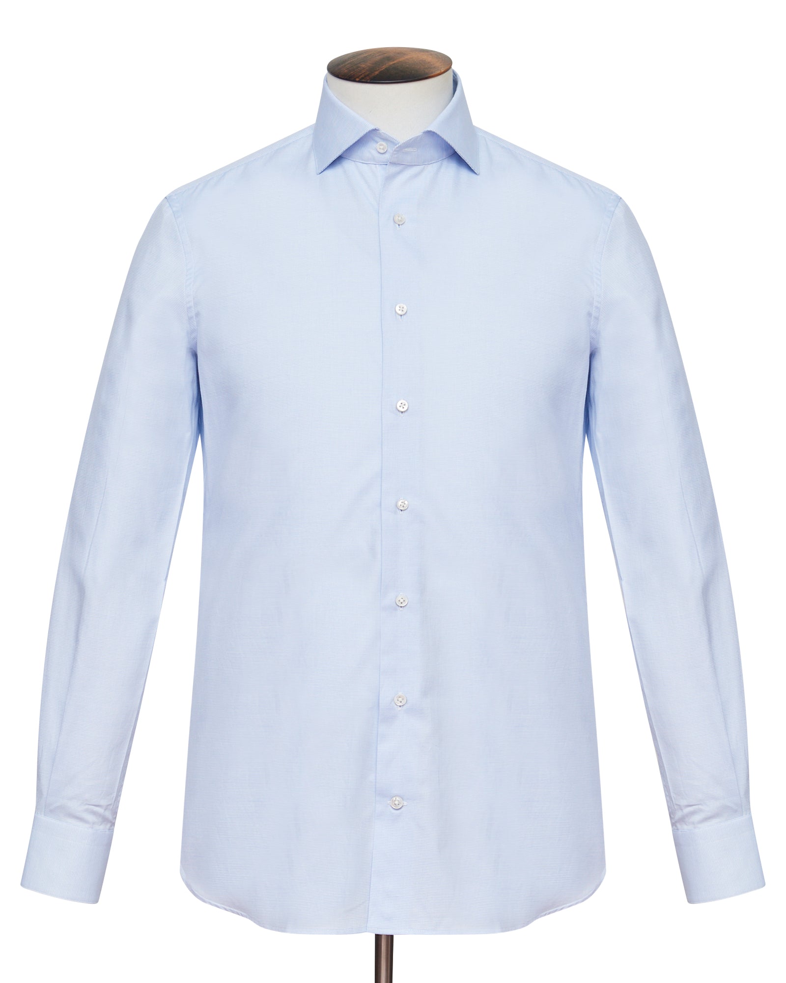 Light Blue Dobby Cutaway Collar Business Shirt