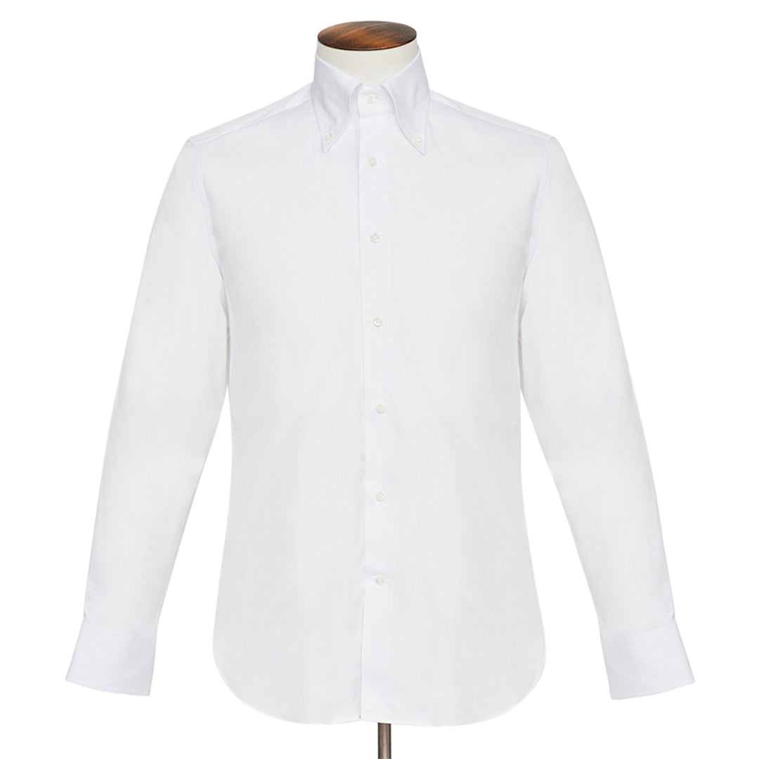 White Alto Handmade Button-Down Shirt