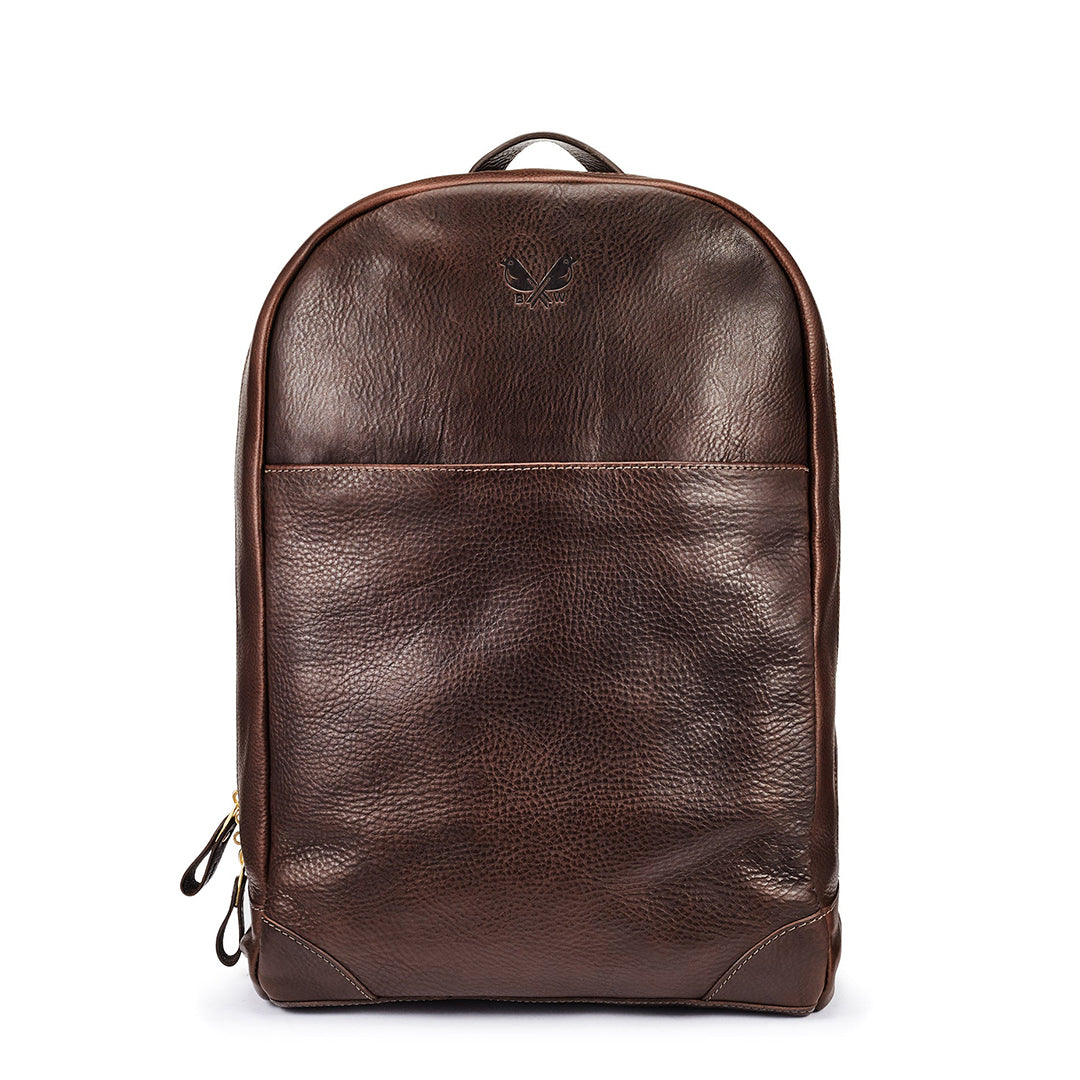 Bennett Winch Brown Leather Backpack