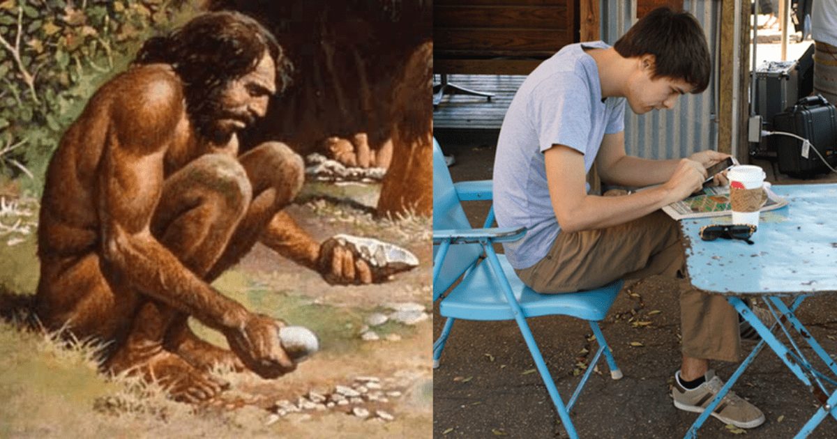 Ancêtre et homme moderne accroupis |
MOUVERS.CO