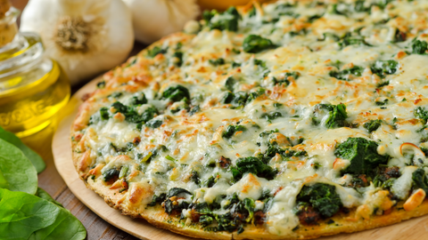 Spinach Artichoke Dip Pizza