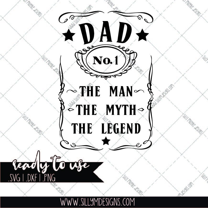 Download Father S Day Svg Dad Whiskey Label Dxf Png Silhouette Cricut I Sillymdesigns