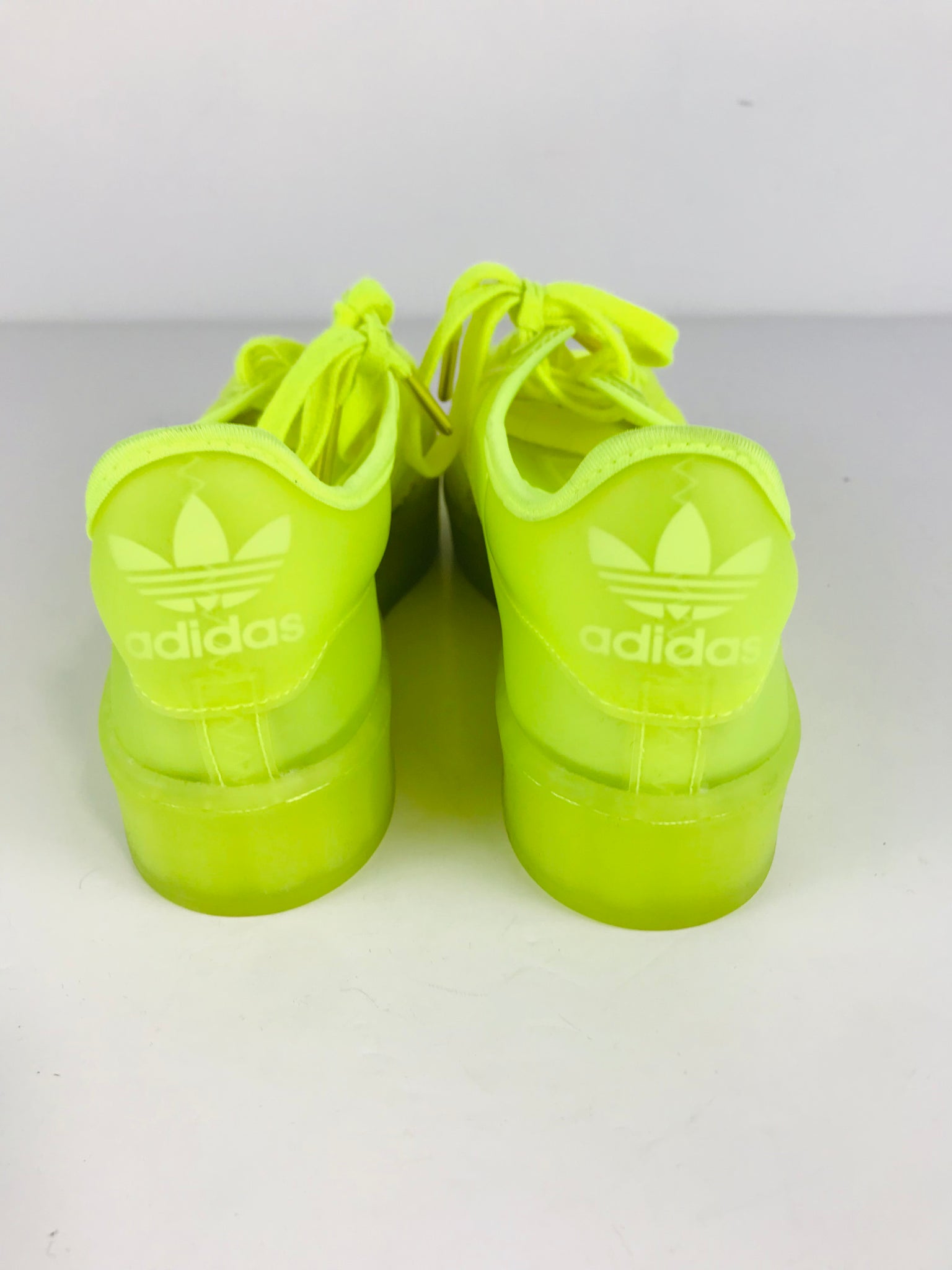 Adidas Women's Platform Neon Superstar | UK6.5 | Yellow – ReThread