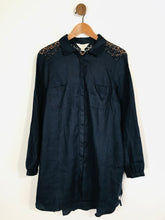Load image into Gallery viewer, Monsoon Women&#39;s Linen Shirt Dress NWT | UK14 | Blue
