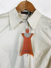 Load image into Gallery viewer, Cop. Copine Women&#39;s Cotton Button-Up Shirt NWT | EU36 UK8 | Beige
