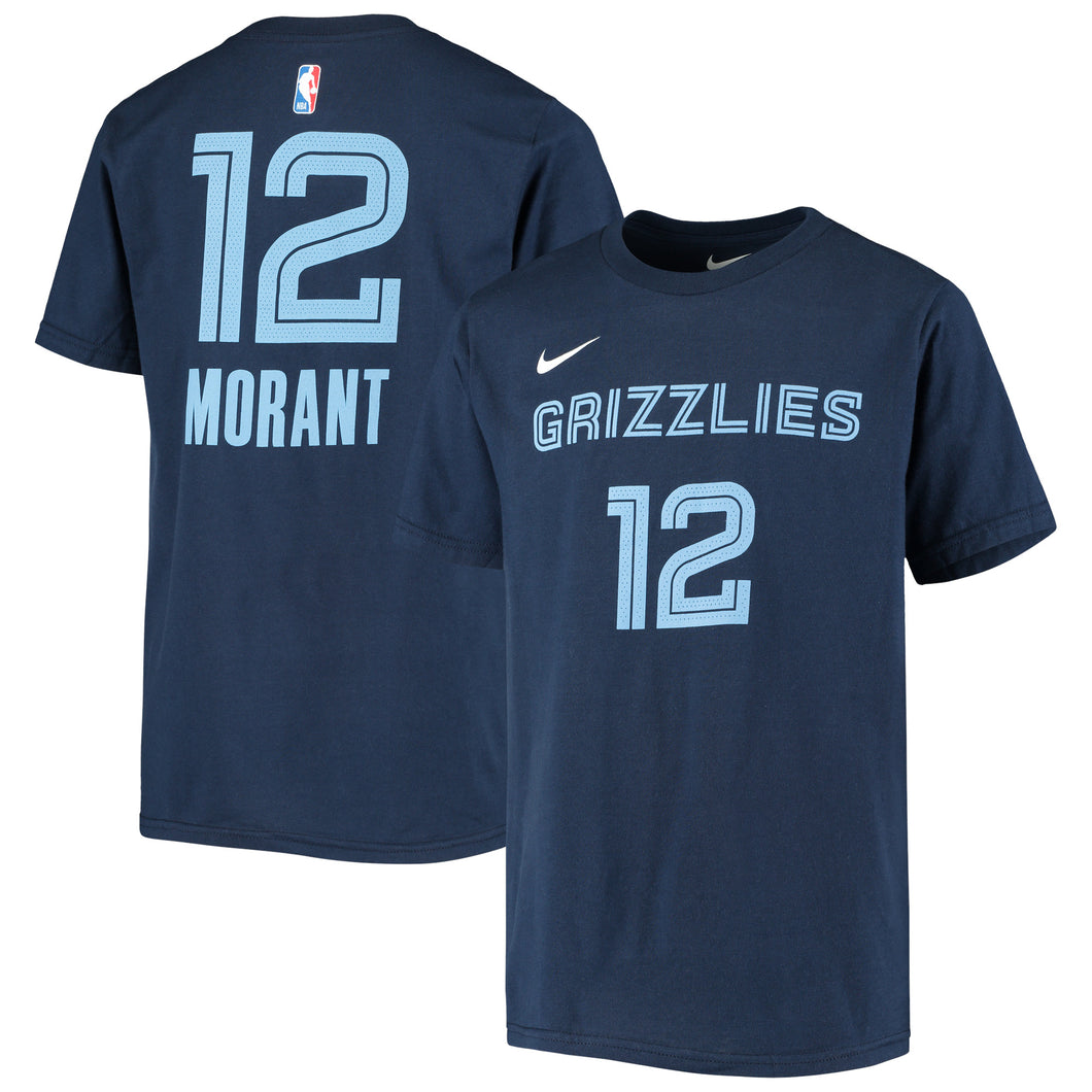 Memphis Grizzlies Youth Name & Number Navy – Official Mobile Shop of ...