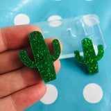 30mm Silicone Earring Cactus Cacti Mold