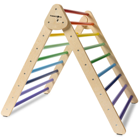 pikler triangle kmart wooden triangle climber