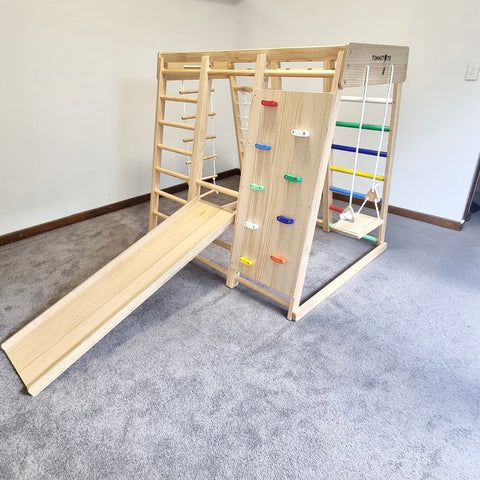 wooden play gym