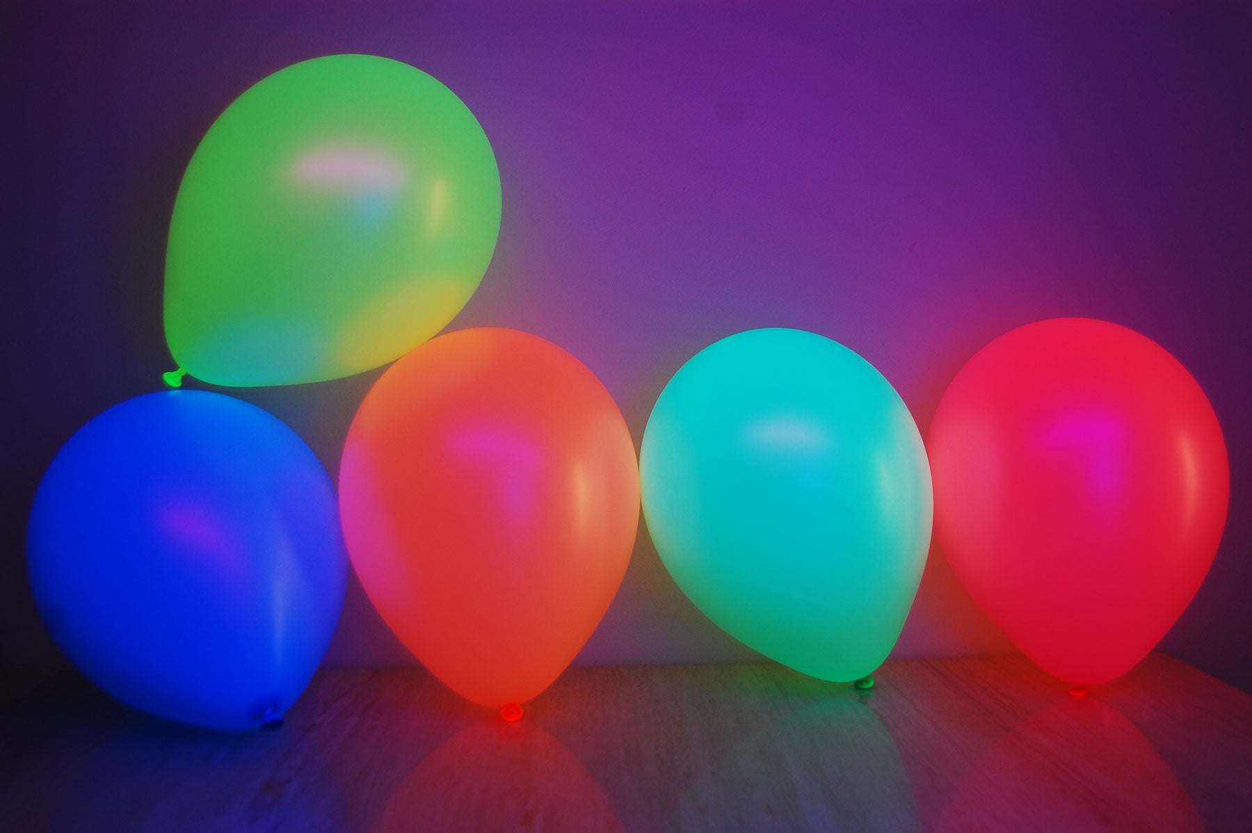 DirectGlow 11 inch Luminous Glow in the Dark Clear Latex Stars and Moons  Balloons