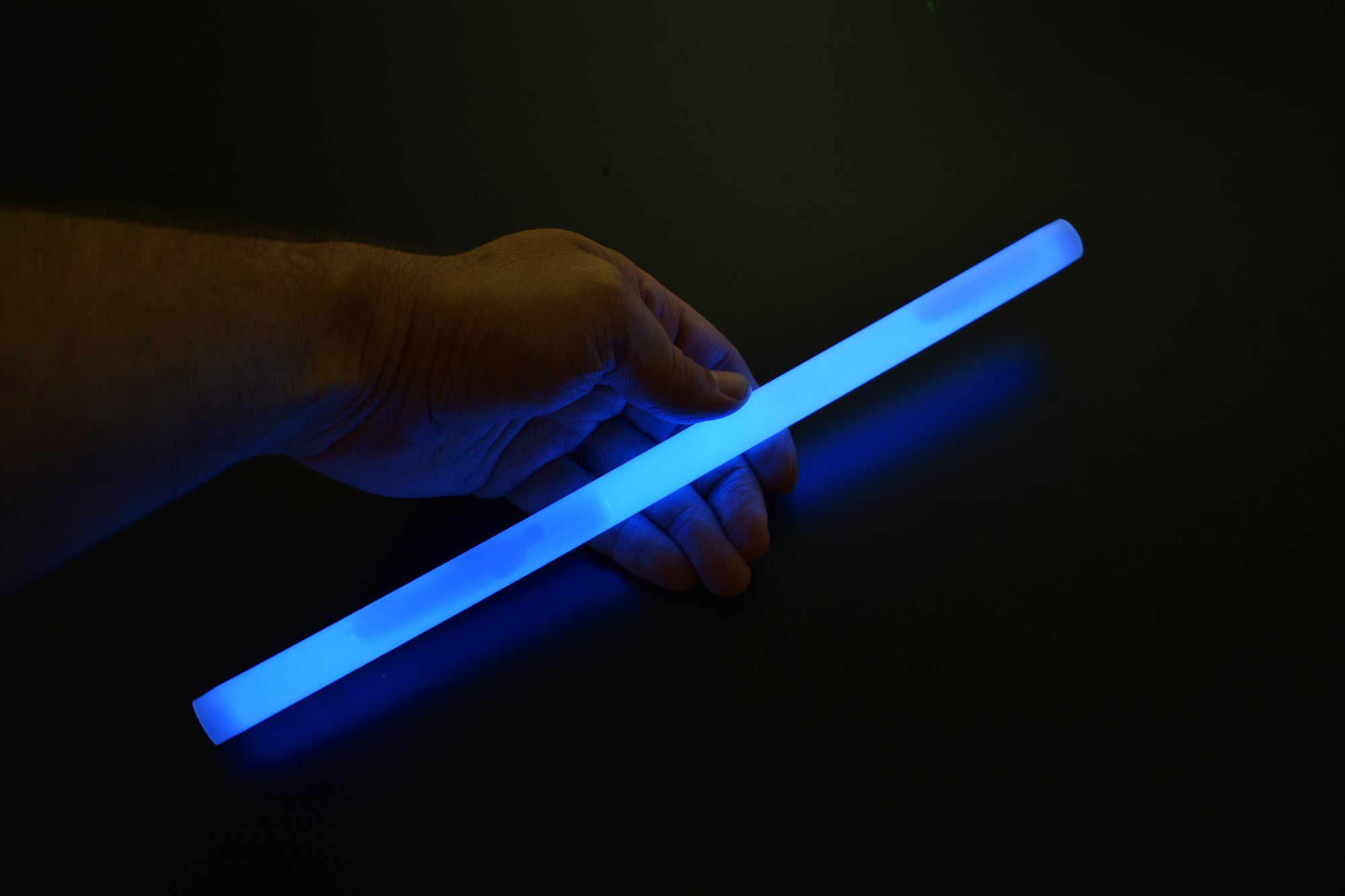 15 Inch Premium Blue Big Glow Sticks - Pack of 5