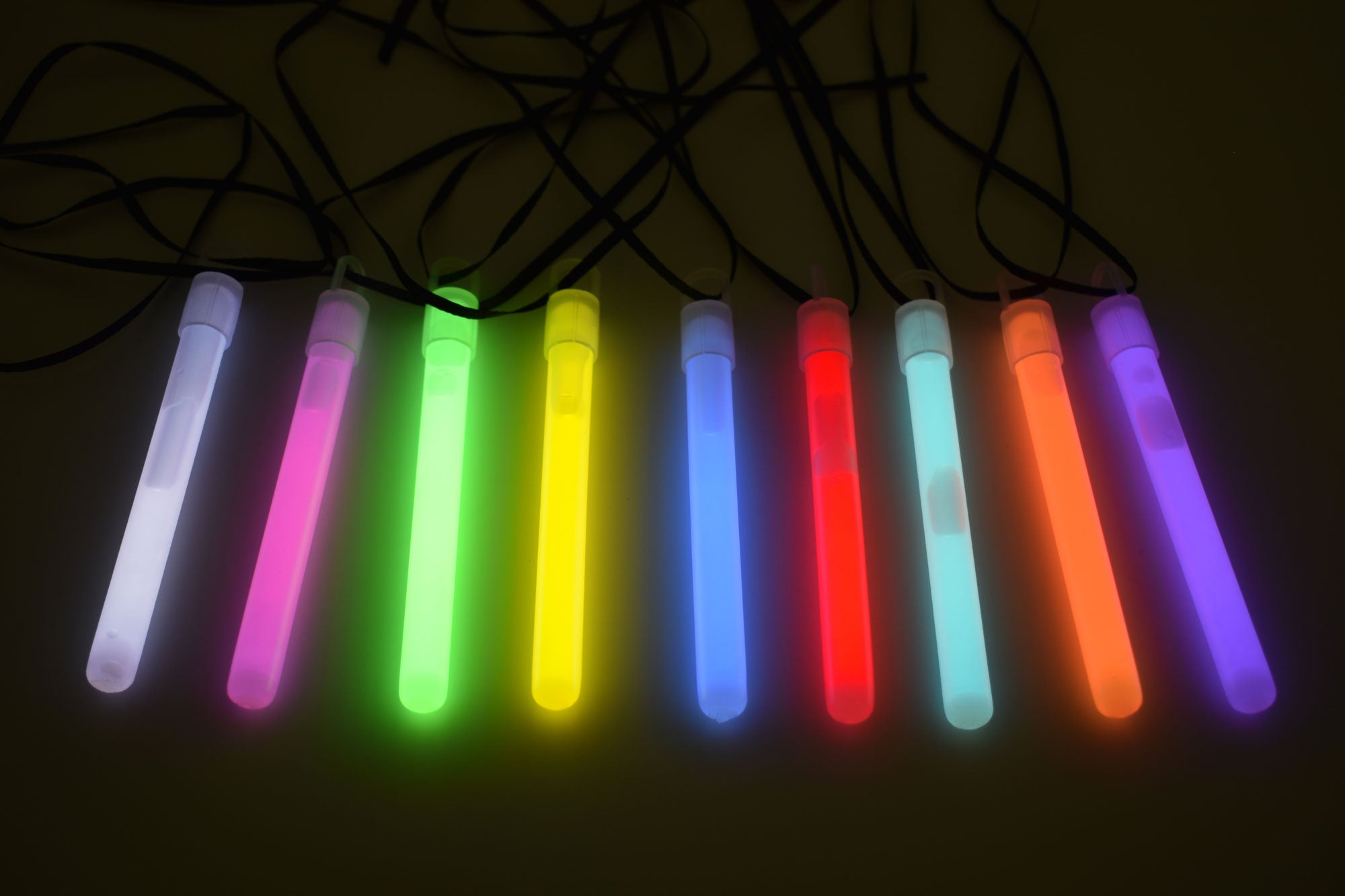 4 inch Regular (10mm) Glow Stick, Glow Stick Pendants