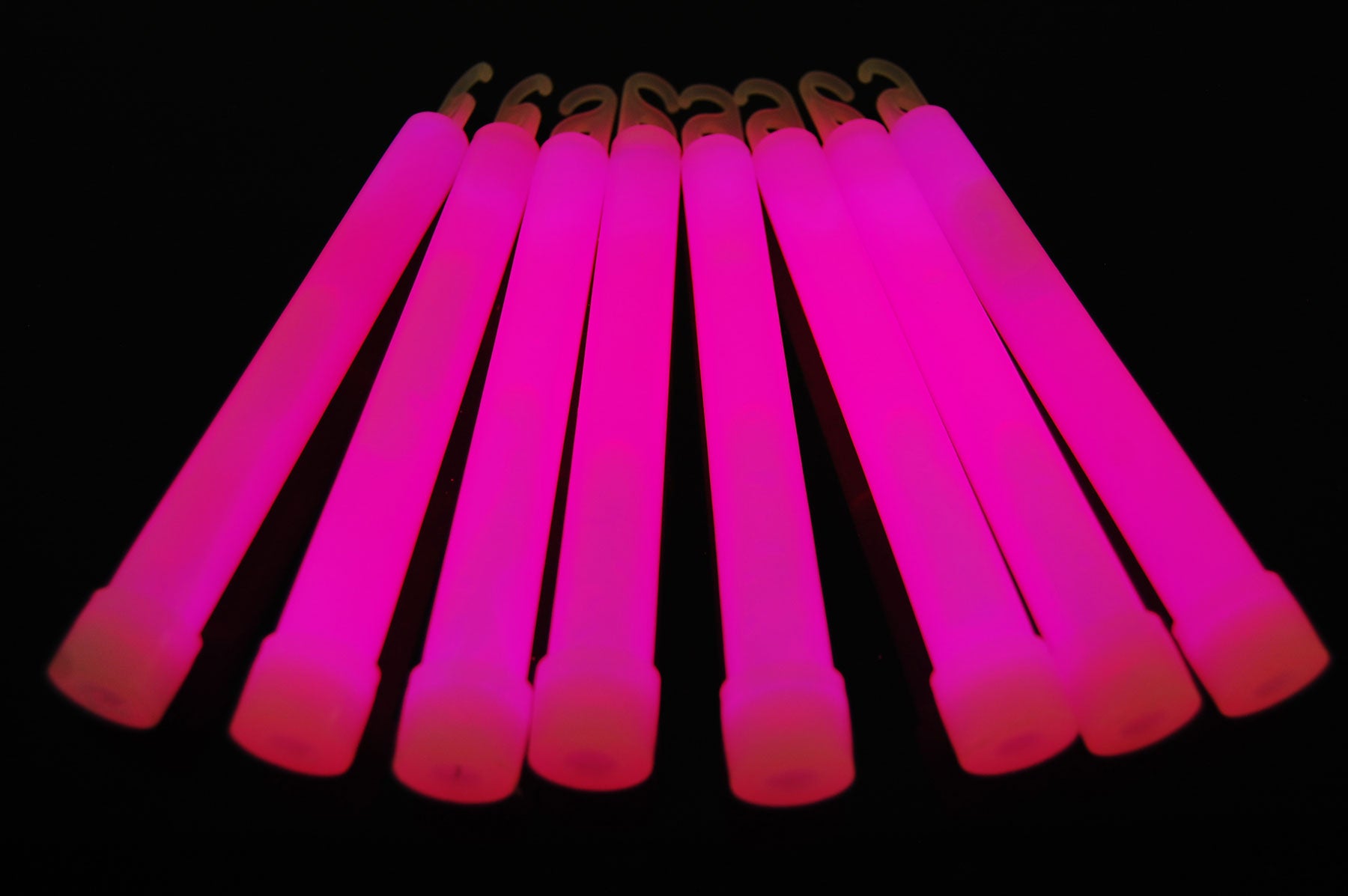 12 inch 15mm Pink Premium Glow Sticks- 10 per Package