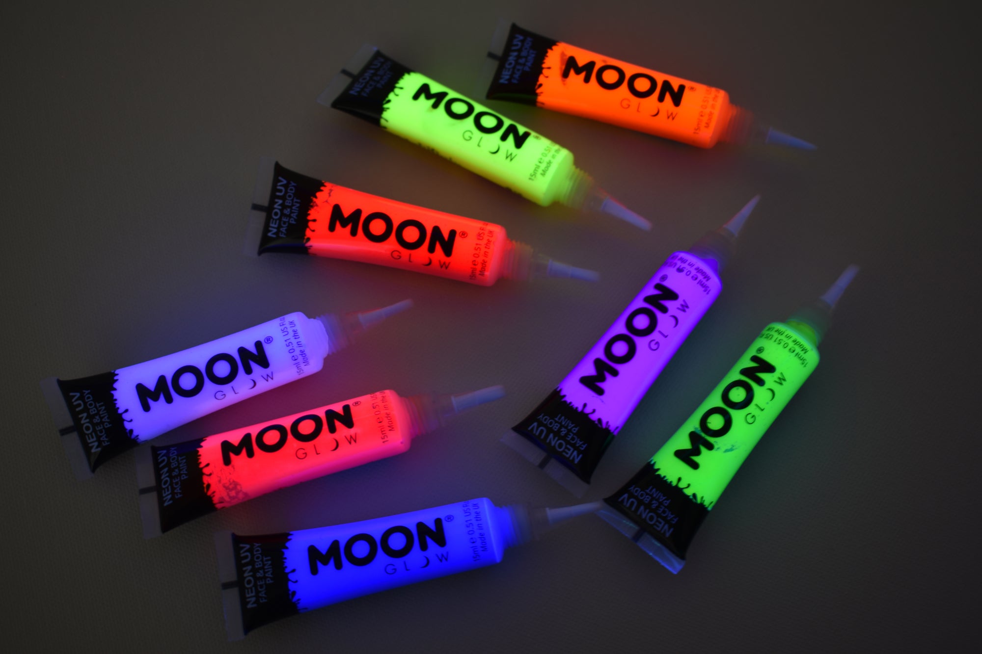 Moon Glow - Neon UV Paint Stick Body Crayon for the Face & Body – Intense  Blue
