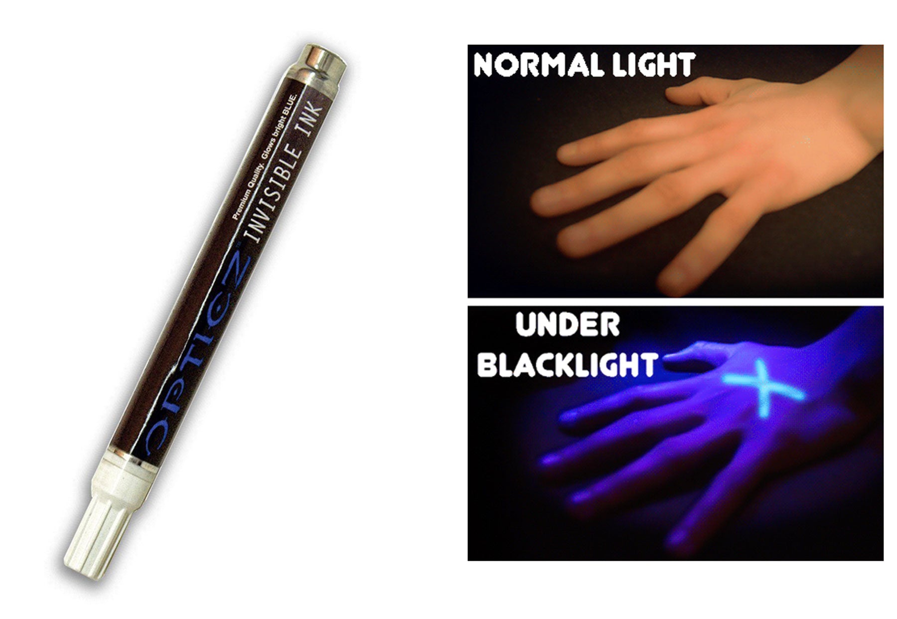 Directglow General Purpose Invisible Blue Blacklight Reactive Ink