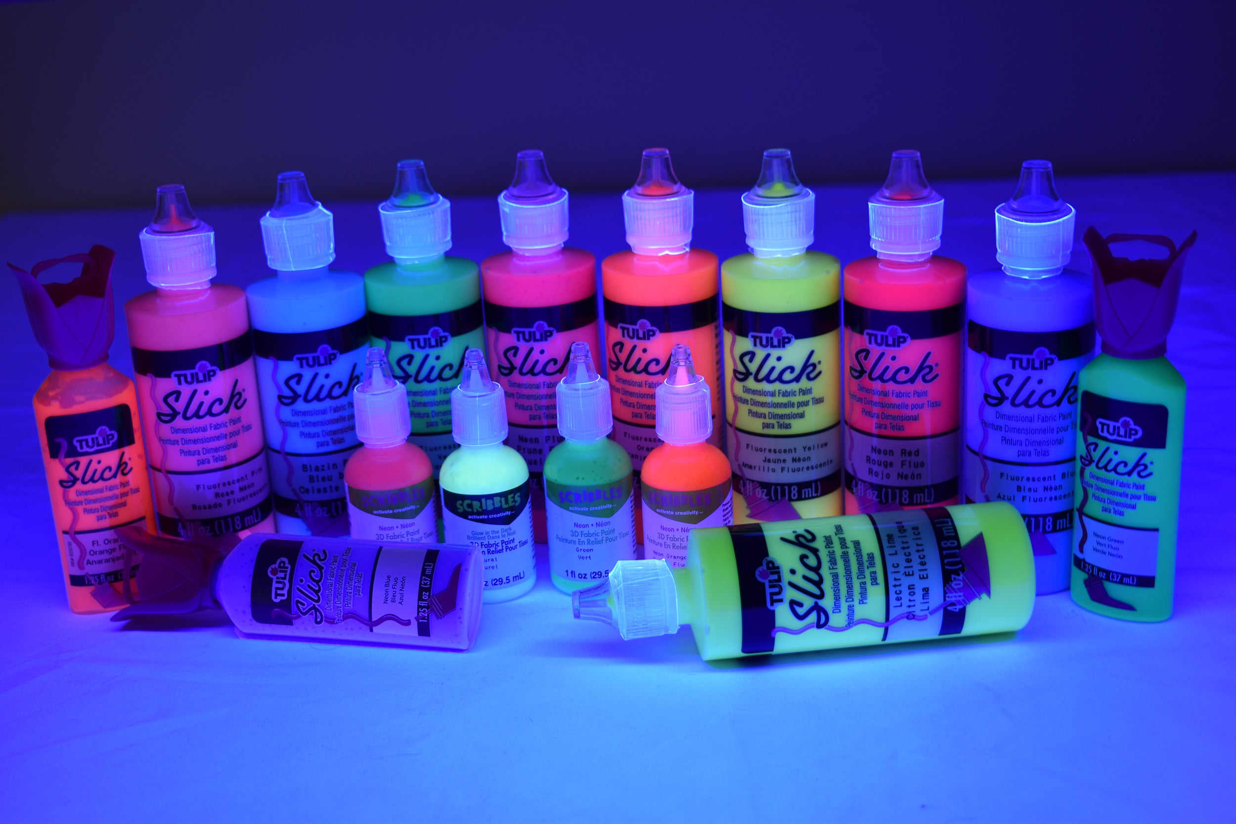 Worth It Events: Tulip Glow-in-the-Dark & Black Light Fabric Paints