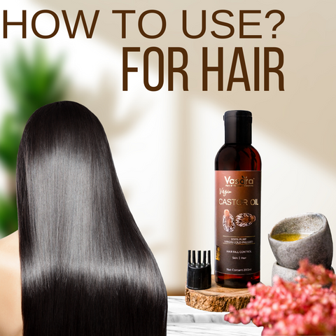 Use of cold pressed castor oil for hair