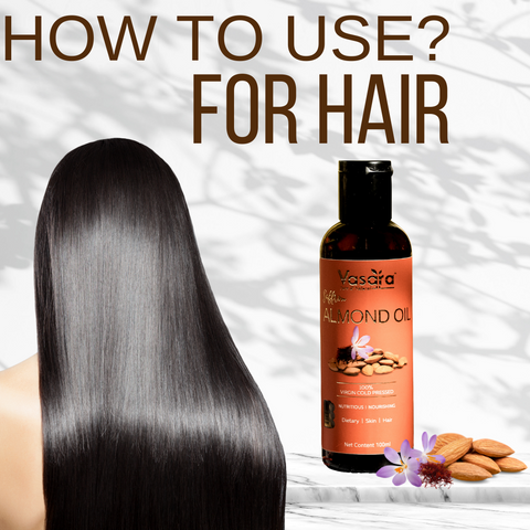 saffron almond oil for hair