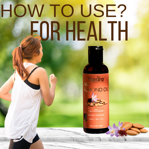 saffron almond oil for health
