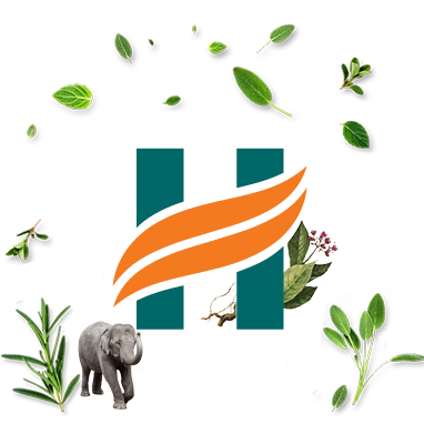 Himalaya logo with herbs