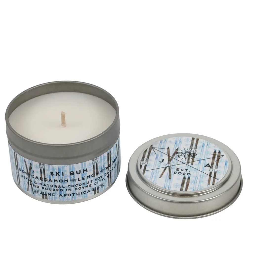 Ski Lodge Wood Wick Candle