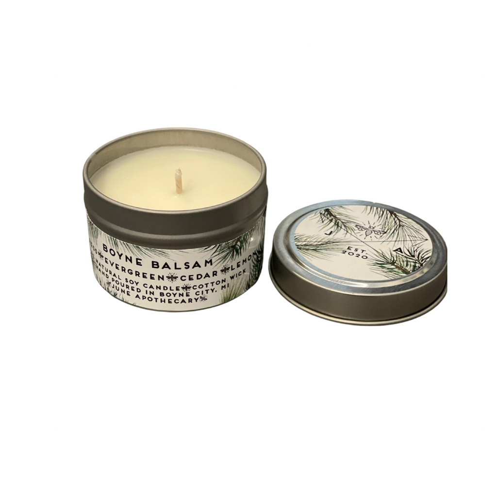 Travel Soy Candle Tin, Walden Woods Scented