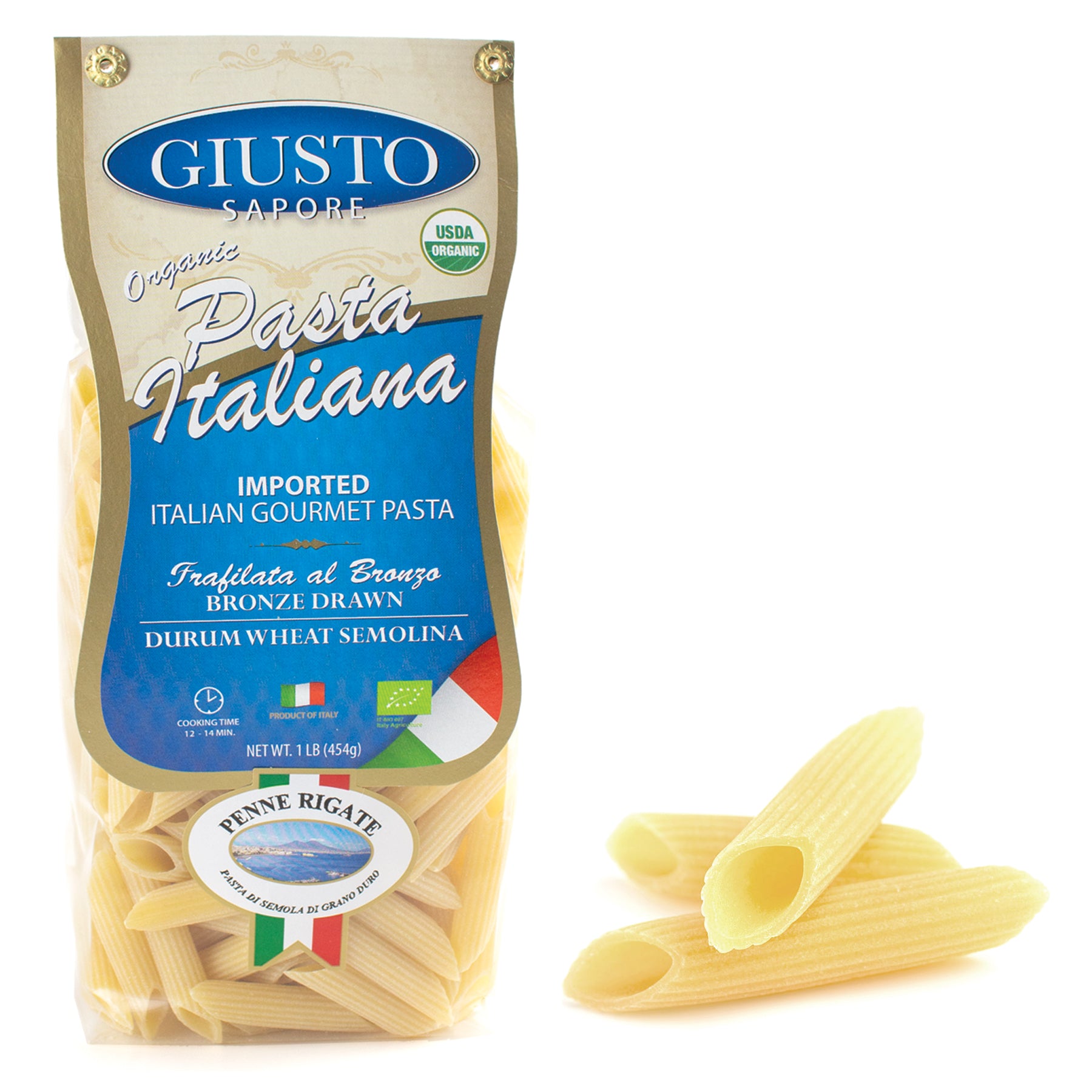 Organic Penne Rigate – Giusto Sapore