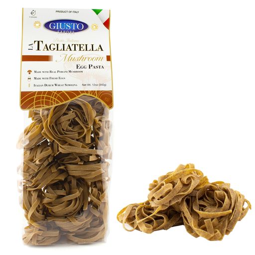 Egg Pasta Porcini Mushroom Tagliatella Nests – Giusto Sapore