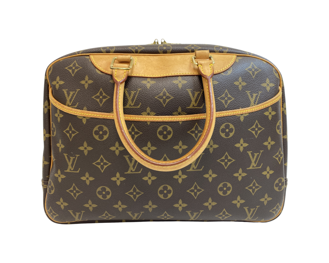 Louis Vuitton Monogram Deauville Bag Brown