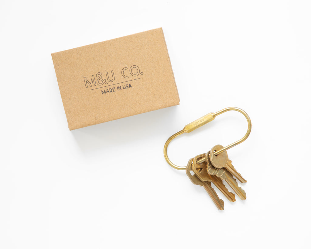 Japanese Brass Key Ring – Earthen