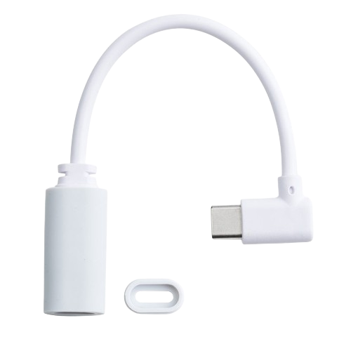 Micro-USB to Type-C Adapter and Weatherproof Kit (White) for Type-C Cameras