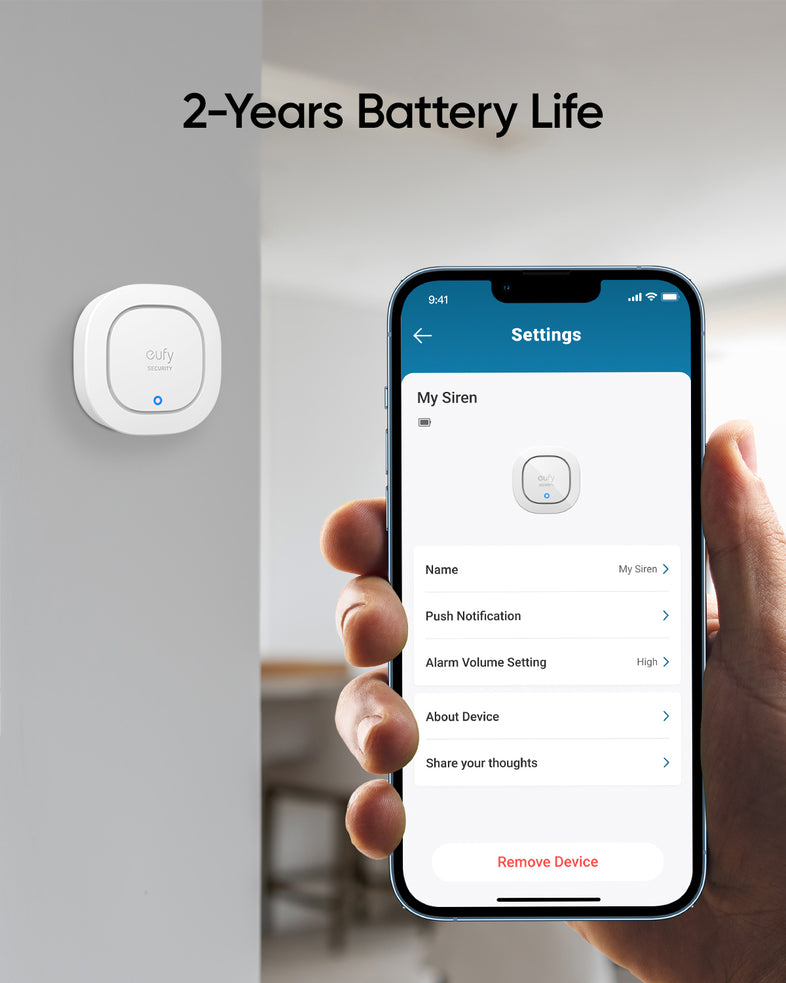 eufy Security Siren (105 dB Wireless Alarm)