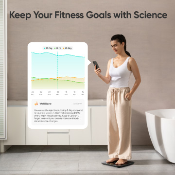  eufy, Smart Scale with Bluetooth, Body Fat Scale, Wireless  Digital Bathroom Scale, 12 Measurements, Weight/Body Fat/BMI, Fitness Body  Composition Analysis, Black/White, lbs/kg/st : Health & Household