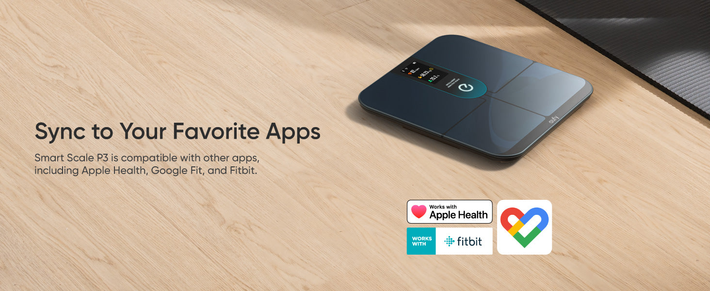 T100 Smart Scale works with Apple Health, Google Fit - C&Q Technology