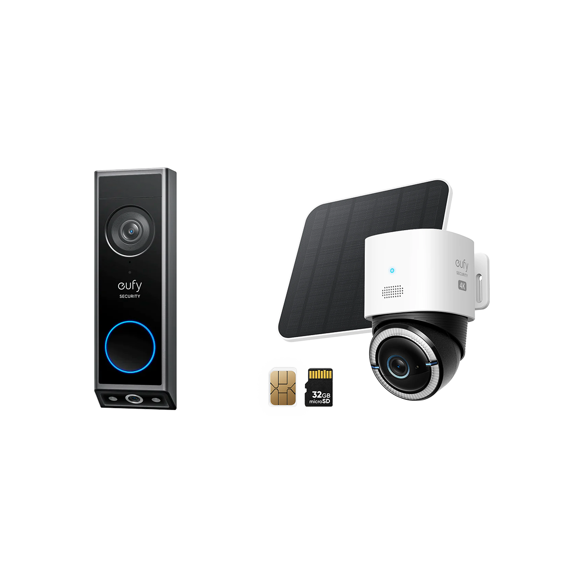 eufy 4G LTE Cam S330+Video Doorbell E340