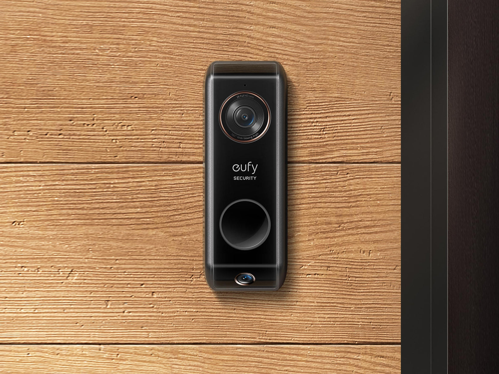eufy security Video Doorbell Dual Camera (Wired) with Chime Dual Cam  Delivery Guard 2K with HDR