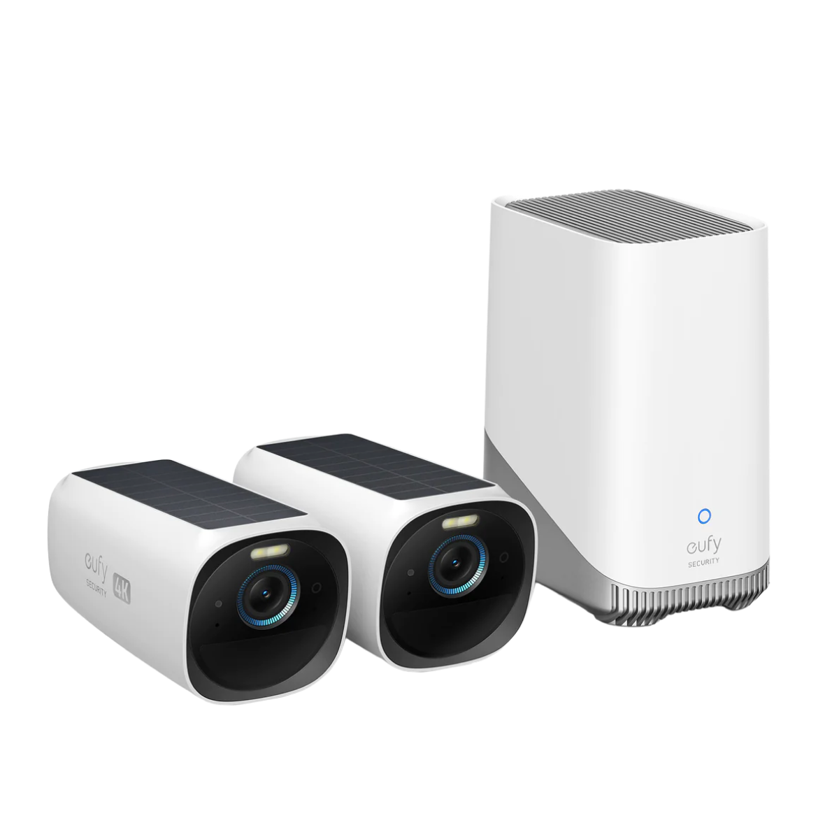 Anker eufy S300 eufyCam 3C, Outdoor Wireless Camera, 4K Camera, Color Night  Vision, Spotlight, White, 2-Cam Kit 