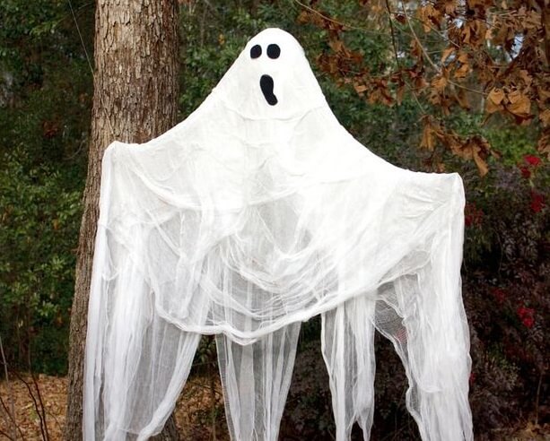 halloween diy ghost figures decoration