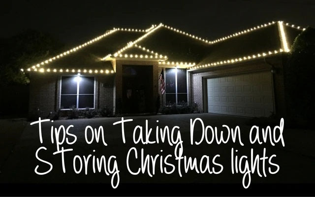 take down christmas lights