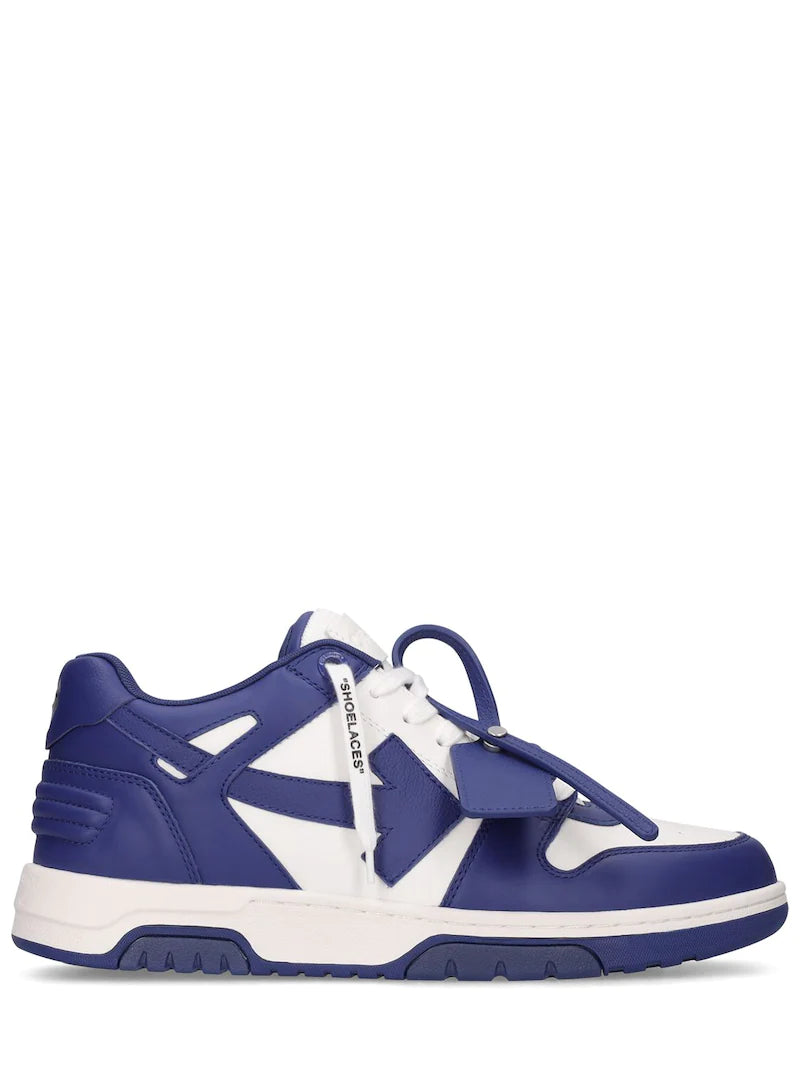 Off-White Purple Out Of Office Low-Top Leather Sneakers – Acroera