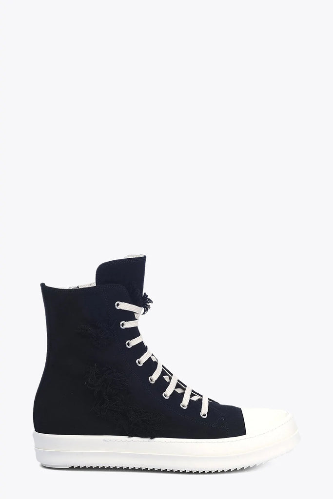 Rick Owens drkshdw Slashed High-Top Abstract Sneakers – Acroera