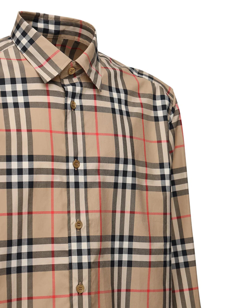 BURBERRY CAXTON CHECK PRINT Shirt-8020863-A7028 – Acroera