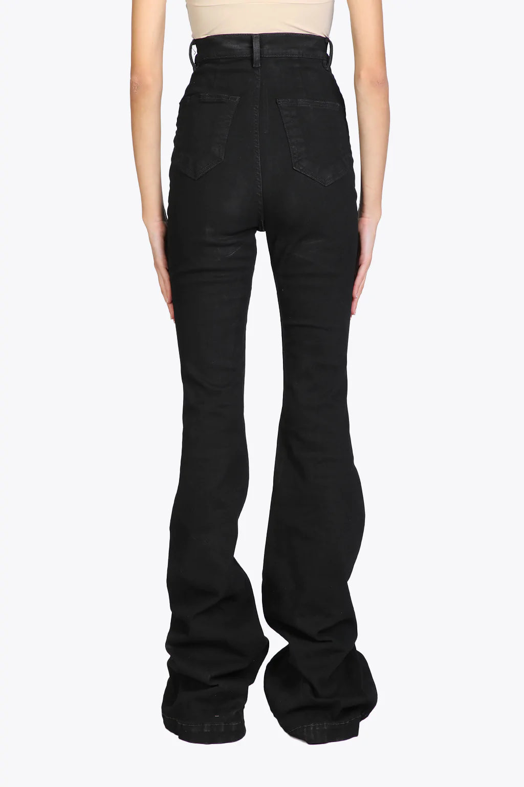 rick owens drkshdw bolan bootcut jeans smcint.com